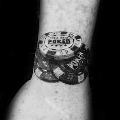 poker chip tattoo meaning